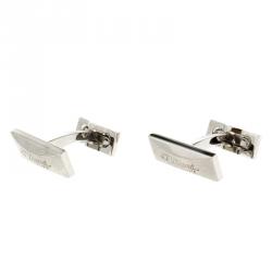 S.T. Dupont Logo Palladium Finish Men's Cufflinks