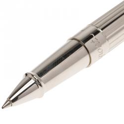 S.T. Dupont Silver Stainless Steel Classic Ballpoint Pen