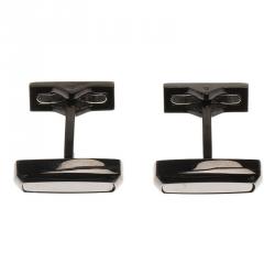 Pre Owned S.T. Dupont Black Ceramic Classic Men's Cufflinks