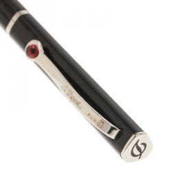 S.T. Dupont Mon Dupont Chic Collection Black Lacquer & Palladium Ballpoint Pen