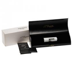 S.T. Dupont White Lacquer and Palladium Finish Karl Lagerfeld Lighter