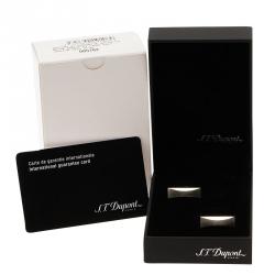 S.T. Dupont Logo Palladium Finish Men's Cufflinks
