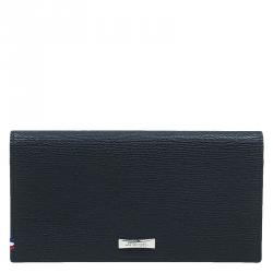 S.T. Dupont Black Leather Bi Fold Wallet