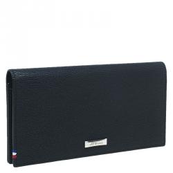 S.T. Dupont Black Leather Bi Fold Wallet