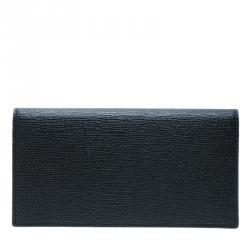S.T. Dupont Black Leather Bi Fold Wallet