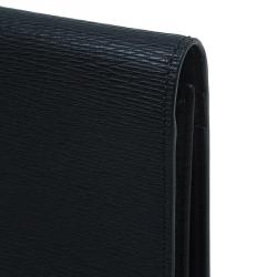 S.T. Dupont Black Leather Bi Fold Wallet