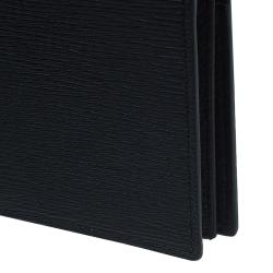 S.T. Dupont Black Leather Bi Fold Wallet