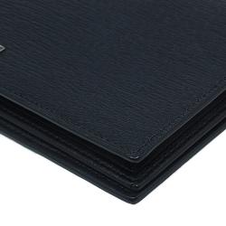 S.T. Dupont Black Leather Bi Fold Wallet