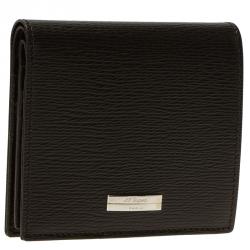 S.T. Dupont Brown Leather Bi Fold Wallet