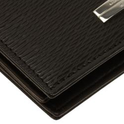 S.T. Dupont Brown Leather Bi Fold Wallet
