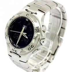 Pre Owned Tag Heuer Black Stainless Steel Kirium Men's Wristwatch 39MM