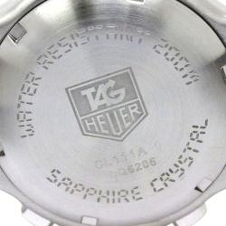 Pre Owned Tag Heuer Black Stainless Steel Kirium Men's Wristwatch 39MM