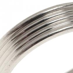 Pre Owned Tiffany & Co. Five Row Men Platinum Wedding Band Size 59