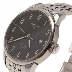 Tissot Black Stainless Steel Le LocleL164/264 Men's Wristwatch 39MM 