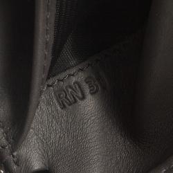 Tod's Two Tone Leather Zip-Around Compact Wallet 