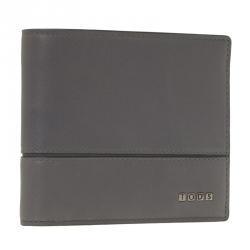 Tod's Grey Leather Compact Bifold  Wallet 