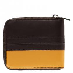 Tod's Two Tone Leather Zip Around Wallet 