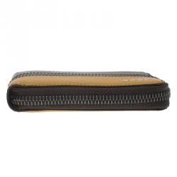 Tod's Two Tone Leather Zip Around Wallet