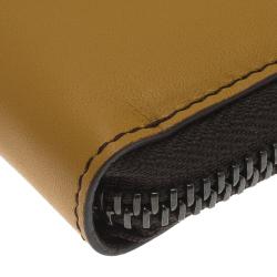 Tod's Two Tone Leather Zip Around Wallet