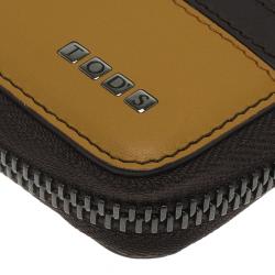 Tod's Two Tone Leather Zip Around Wallet