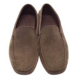 Pre Owned حذاء لوفرز تودز سويدي بني مقاس 42.5