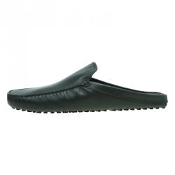 مملوكة مسبقًا حذاء سليبرز تودز جلد أخضر زيتوني مقاس 43