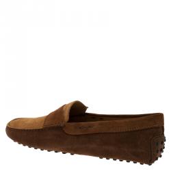 مملوكة مسبقًا حذاء لوفرز تودز بيني سويدي لونين مقاس 42.5