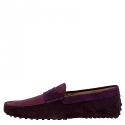 Pre Owned حذاء بيني لوفرز تودز سويدي ثنائي اللون ونوبوك مقاس 43