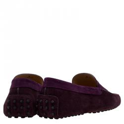 Pre Owned حذاء بيني لوفرز تودز سويدي ثنائي اللون ونوبوك مقاس 43