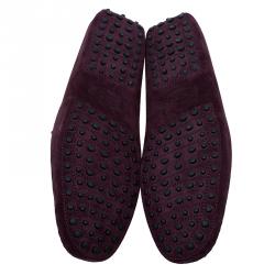 Pre Owned حذاء بيني لوفرز تودز سويدي ثنائي اللون ونوبوك مقاس 43