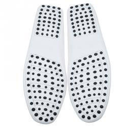 Pre Owned حذاء لوفرز تودز جلد أبيض مقاس 44