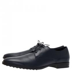 Tod's Blue Leather Oxfords Size 45.5