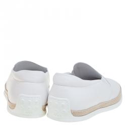 Pre Owned حذاء رياضي تودز اسبادريل جلد ابيض مقاس 47