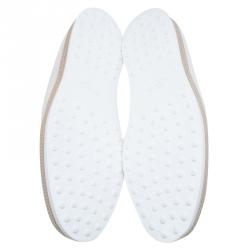 Pre Owned حذاء رياضي تودز اسبادريل جلد ابيض مقاس 47