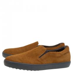 Tod's Brown Suede Skate Sneakers Size 44