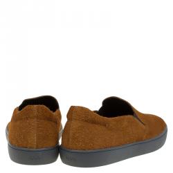 Tod's Brown Suede Skate Sneakers Size 44