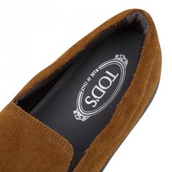 Tod's Brown Suede Skate Sneakers Size 44