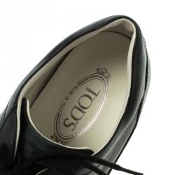 مملوكة مسبقًا حذاء رياضي تودز باي T بروجيكت جلد أسود برباط مقاس 44