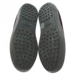 Tod's Purple Suede Slip On Sneakers Size 42.5