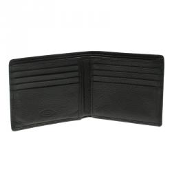 Tod's Black Leather BiFold Wallet