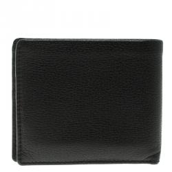 Tod's Black Leather BiFold Wallet