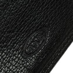 Tod's Black Leather BiFold Wallet