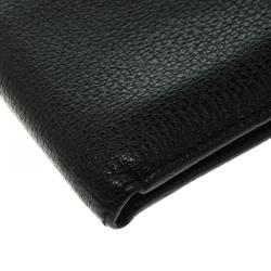 Tod's Black Leather BiFold Wallet