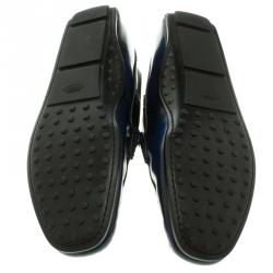 Pre Owned Tod's Two Tone Leather Penny Loafers Size 44