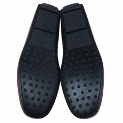 مملوكة مسبقًا حذاء لوفرز تودز جلد أحمر بفيونكة مقاس 43