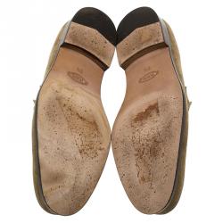 Pre Owned J.P Tod's Brown Suede Penny Loafers Size 44