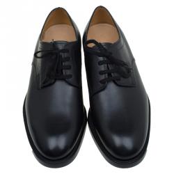 Tod's Black Leather Lace Up Oxfords Size 40