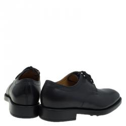 Tod's Black Leather Lace Up Oxfords Size 40