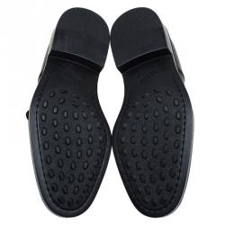 Tod's Black Leather Lace Up Oxfords Size 40