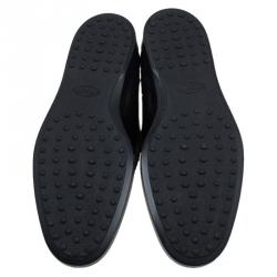 مملوكة مسبقًا Tod's Black Leather Penny Loafers Size 40